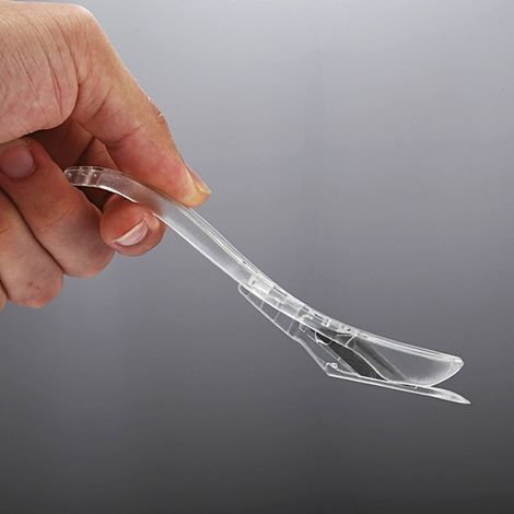 Cutter a bisturi trasparente per tagli di assoluta precisione con maniglia