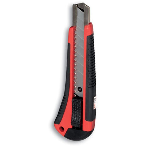 Cutter à lame sécable 18 mm corps bi matière avec casse lame