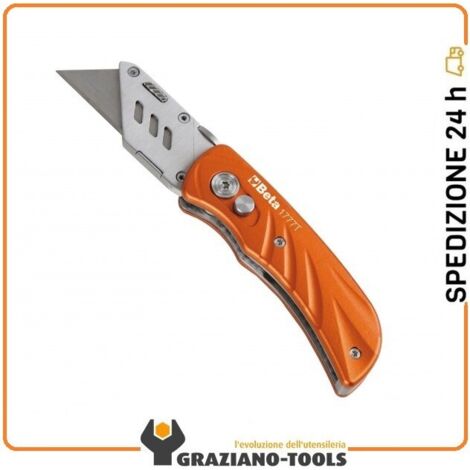 Cutter a serramanico lama trapezoidale e 5 lame 1777T Beta