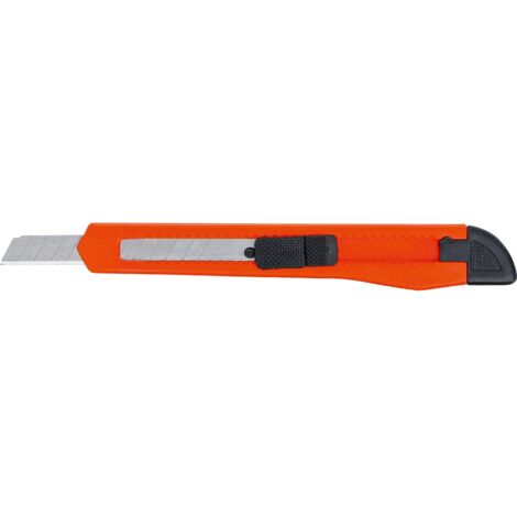 Cutter bgs-diy 7972 plastica lama spezzabile 9 mm