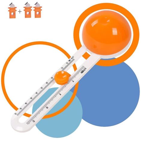 Cutter circulaire rotatif pour la découpe de cartes et autres loisirs créatifs, outil de bricolage, cutter à compas