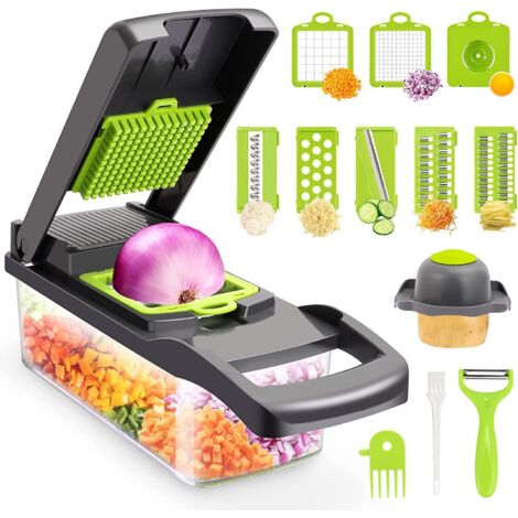 Cutter, Cuisine Multifonctionnelle Couper Les Haricots Séparer Les Haricots Séparer Le Couteau À Oeufs Verts, Accessoires De Cuisine Pour Trancher, Couper Et Broyer Les Légumes Ensemble De 14