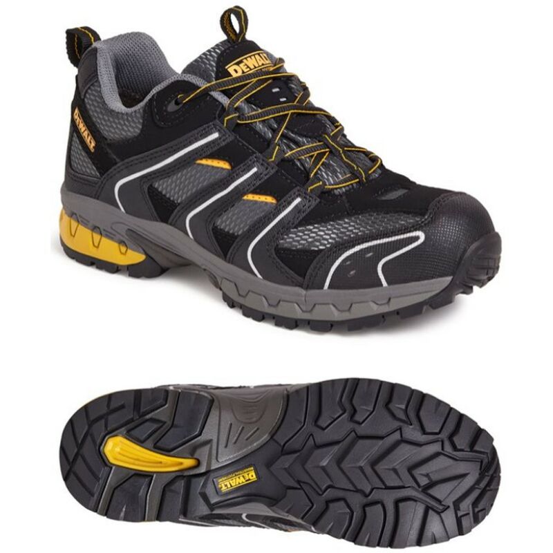 Cutter Lightweight Safety Trainer Site Work Shoes Steel Toecap uk Size 9 - Dewalt