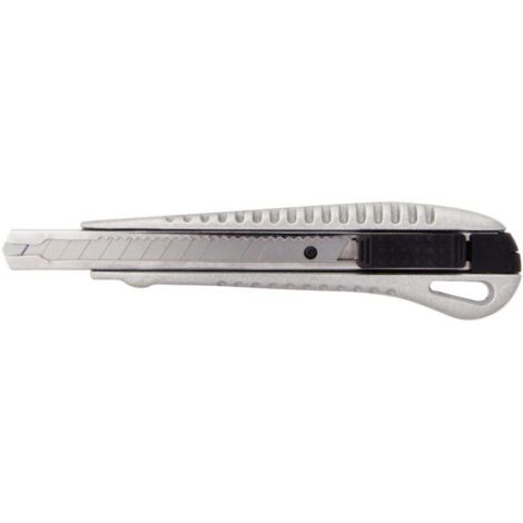 Cutter métal profesionnel autobloquant, lame 9 mm