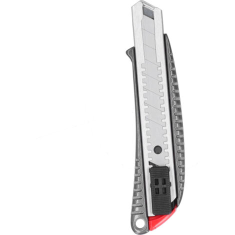 Cutter Métal Rétractable avec Verrouillage Automatique - Outil de Découpe 18mm pour Papier et Métal