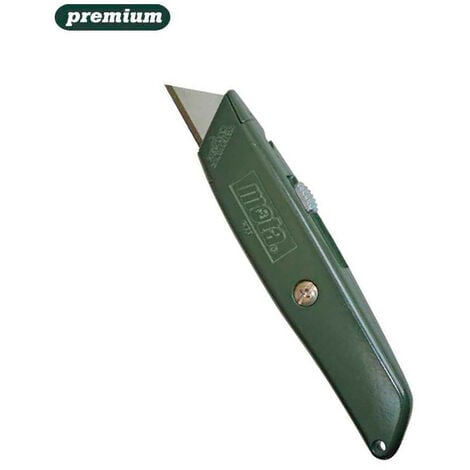 Couteau cutter pliant à lame trapézoïdales 19 mm + 5 lames RICHMANN C9107  5906741691079