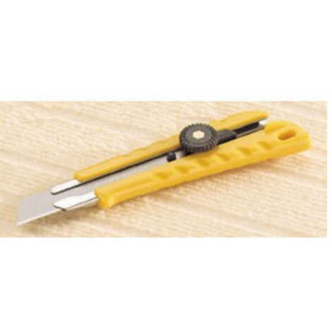 CUTTER OLFA 18MM S/CARTE JAUNE L'OUTIL PARFAIT 151000