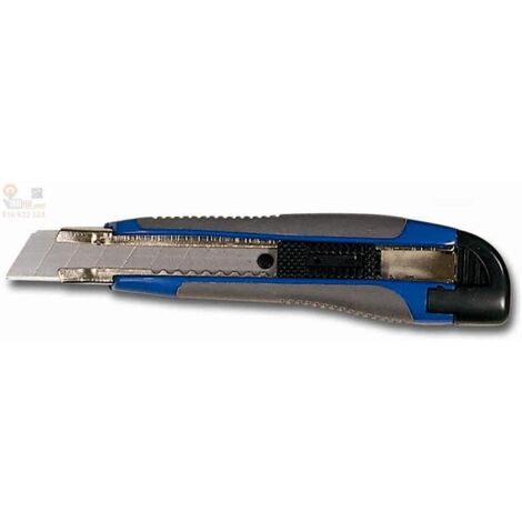 Cutter Profesional  Guias Metalicas 18Mm Hoja Retractil Abs Bim Bricody