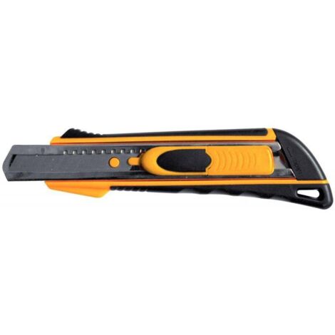 Cutter professionnel bi matière 2 en 1, lame 18 mm