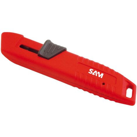 Cutter, Sécurisé Rétractable lame Rétractable, 165mm ( Prix pour 1 )