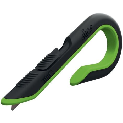 Cutter Slice® avec manche incurvé en forme de poignée à lame céramique auto rétractable pour emballage - SLICE