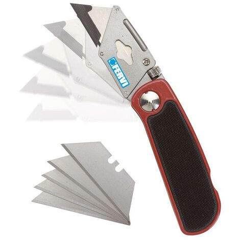 Cutter taglierino a serramanico Fervi 0696