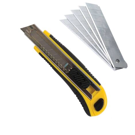 Cutter Tekna Pro Con 6 Lame Taglierino Taglierina Guidalame In Acciaio