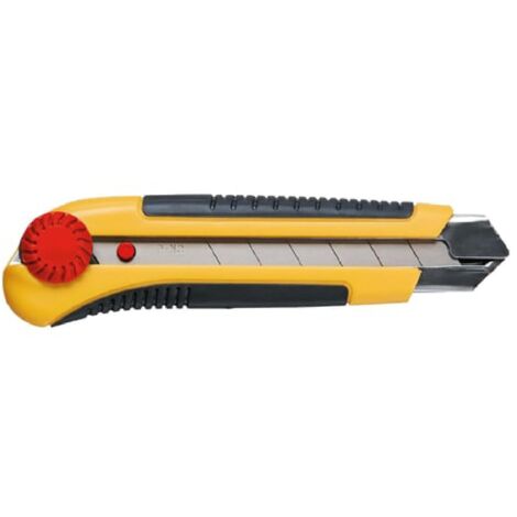 Cutter "Topex" dal corpo in ABS con slitta in metallo e rotella bloccalama