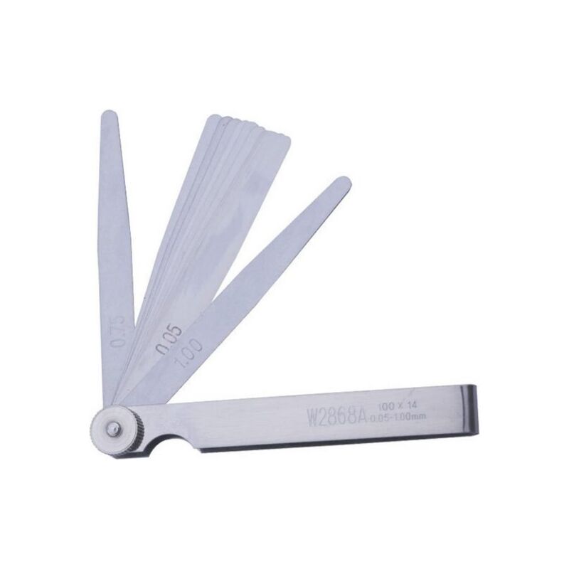 Image of Toolive - Cuttermesser 0,05–1,00 mm Dicke, metrisches Füller-Fühlerlehre, Holzbearbeitung