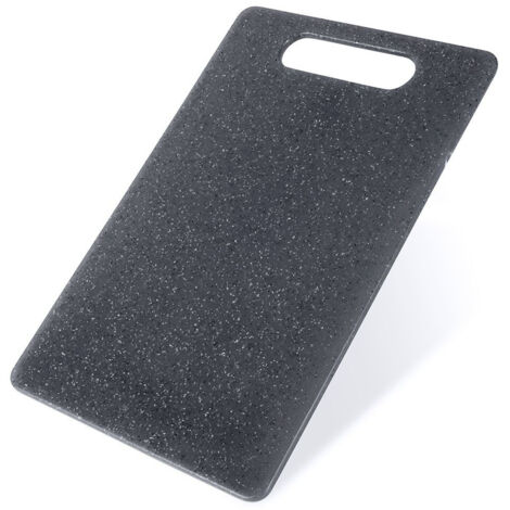 Cutting board in granite design with handle odor and liquid resistant