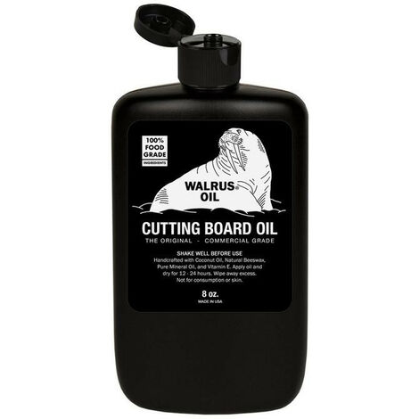 CUTTING BOARD OIL - WALRUS OIL  Conditionnement: 8 OZ (240 ml)