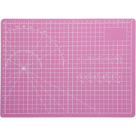 Cutting Mat, Sewing Mat, Cutting Base, Cutting Plates, Self-Healing Cutting Mat, for Fabric, Quilting, Sewing, Scrapbooking (Pink)