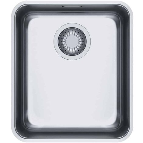 Cuve Aton Inox ANX 110-34 - 370 x 430 x 190 mm- sous-meuble 45 cm - vidage manuel - Franke