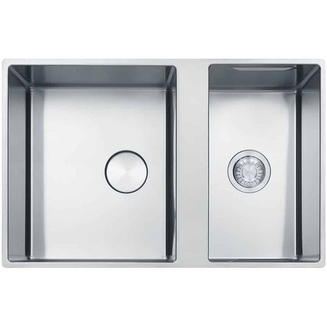 Cuve Box Center BWX 220-41-27 Inox - 790 x 510 mm - sous-meuble 90 cm - vidage automatique - Franke