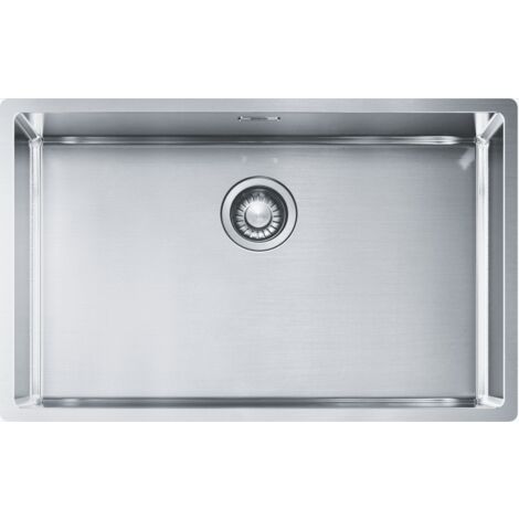 Cuve Box inox BXX 110-68 - 725 x 450 x 200 mm - sous-meuble 80 cm - vidage automatique - Franke