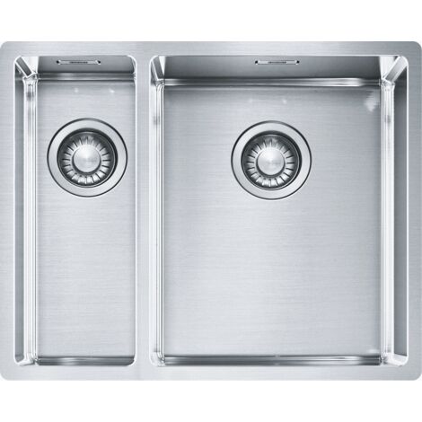 Cuve Box Inox BXX 160-34-16 - 560 x 450 x 200 mm - sous-meuble 60 cm - vidage manuel - Franke