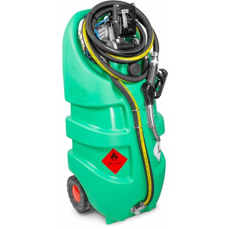 VEVOR Réservoir Diesel Portable 220 L Cuve de Ravitaillement Noire avec  Pompe de Transfert 12 V Jauge Carburant Tuyau 4 m Buse Ravitaillement  Automatique pour Véhicules Appareils Agriculture Industrie