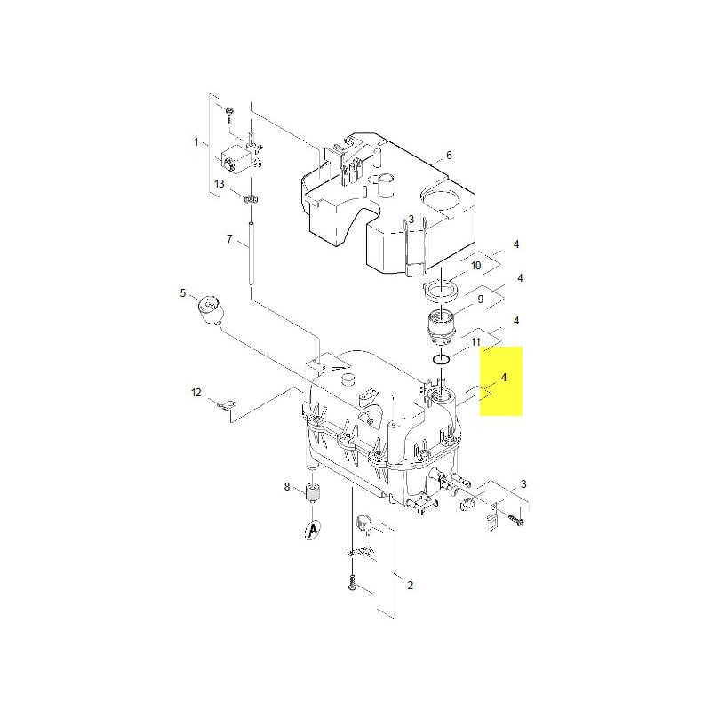 Karcher - cuve complete pour pieces entretien du linge petit...