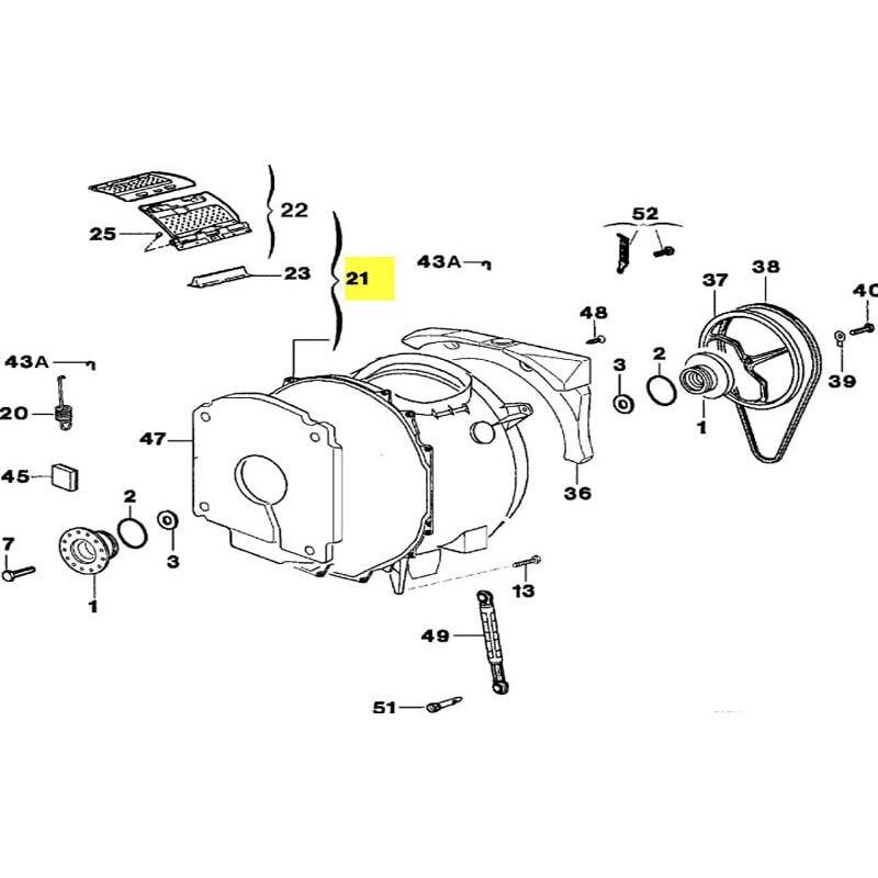 Electrolux - cuve complete avec tambour pour lave linge ...