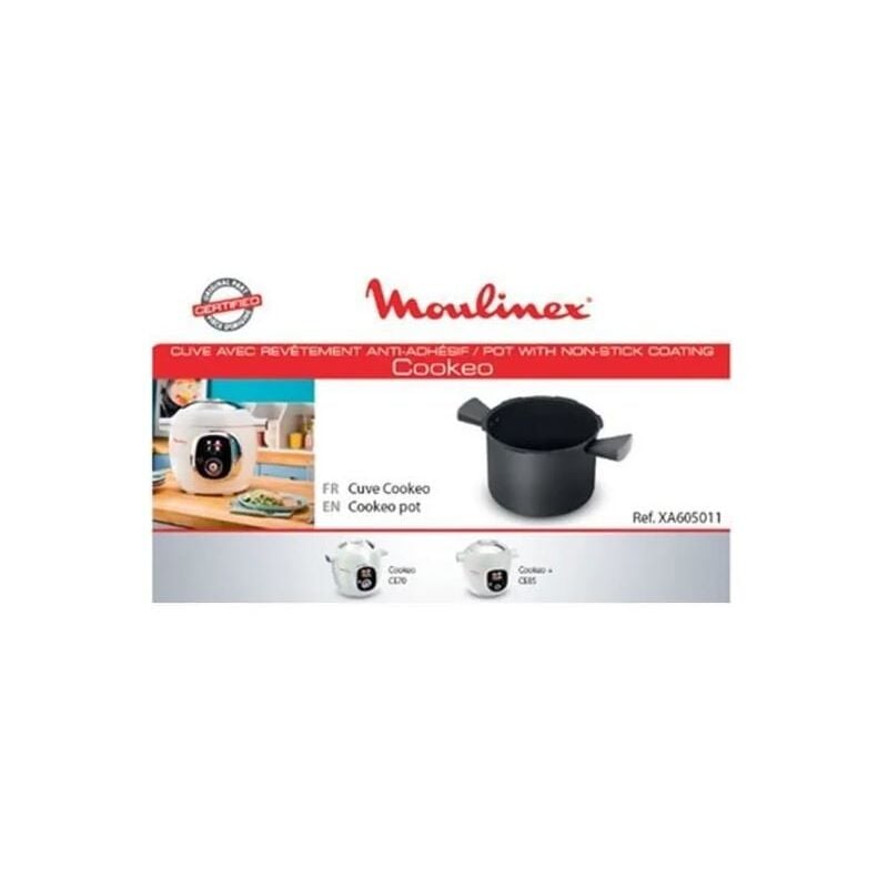 Moulinex - accessoire cuve + 2 poignees cuiseur cookeo XA605011