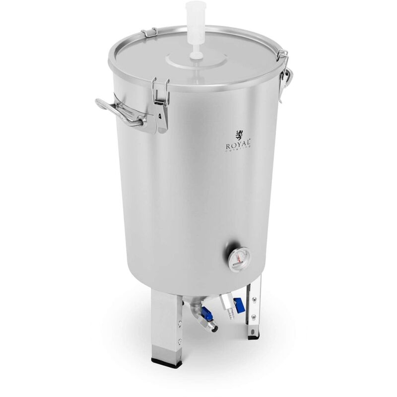 Helloshop26 - Cuve de fermentation 30 litres professionnel acier inoxydable