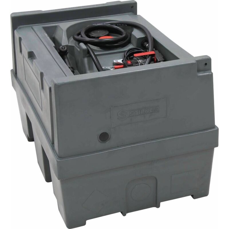 Cuve de ravitaillement gasoil PE 450L ADR pompe à gasoil 12V 40 l/min pistolet manuel 56000