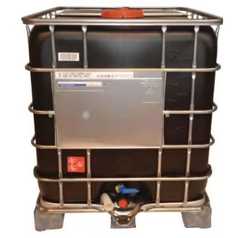 Cuve de stockage 1000l ibc neuve grillage opaque noire