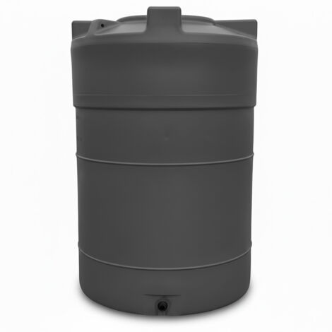 Cuve de stockage d'eau 2000L – Polyéthylène rotomoulé – Hauteur 160 cm – Diamètre 129 cm – Récupérateur d'eau de pluie – Plast'Up Rotomoulage