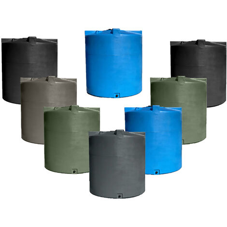 Cuve de stockage d'eau aérienne 5000l-lot de 8