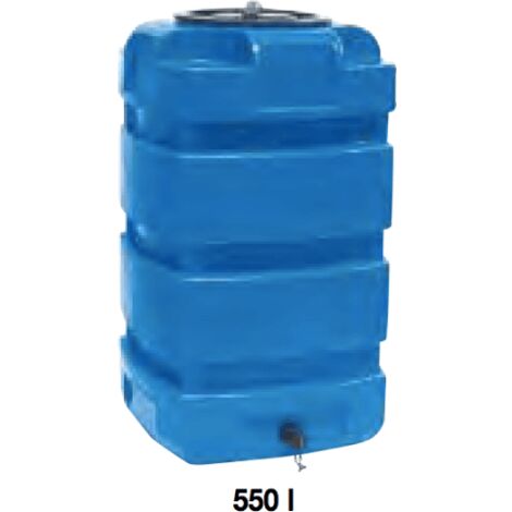 Cuve de stockage d'eau en polyéthylène 550 litres