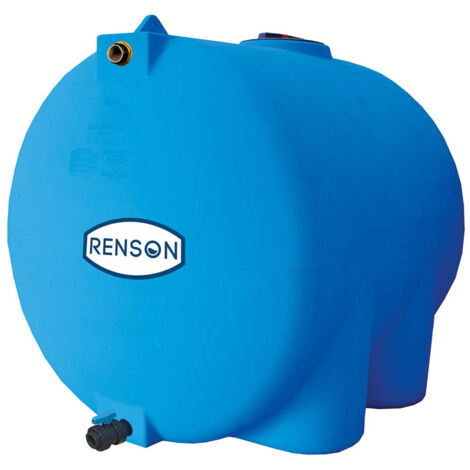 Cuve de stockage eau 300l horizontale pré équipée espace réduit