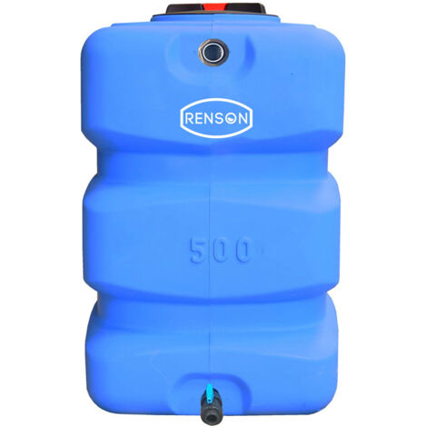 Cuve de stockage eau 500l verticale prééquipée espace réduit
