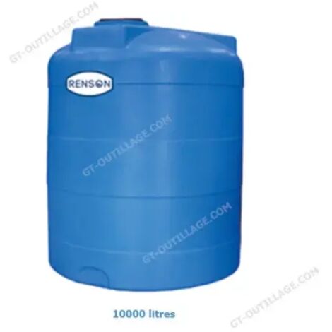 Cuve de stockage eau verticale en PE 10000 litres RENSON