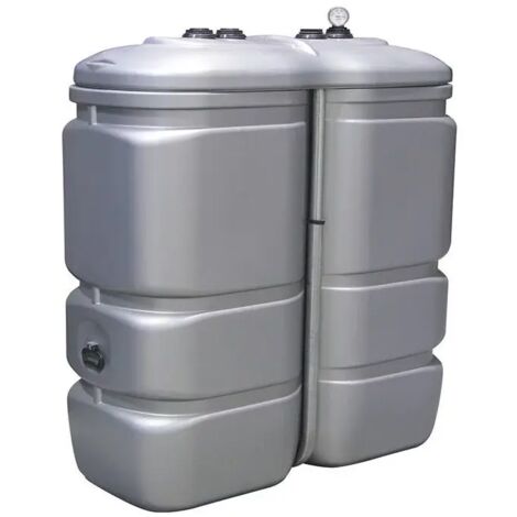Cuve de stockage gasoil 1000L double paroi en PEHD – Traitement anti-UV – Détecteur de fuite et jauge inclus – Usage intérieur et extérieur – Schutz