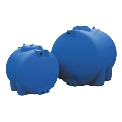 CUVE DE STOCKAGE HORIZONTALE EN PE RONDE 3000L RENSON