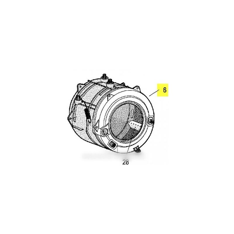 Ariston Group - Cuve pour Lave-Linge hotpoint - ariston C00119203