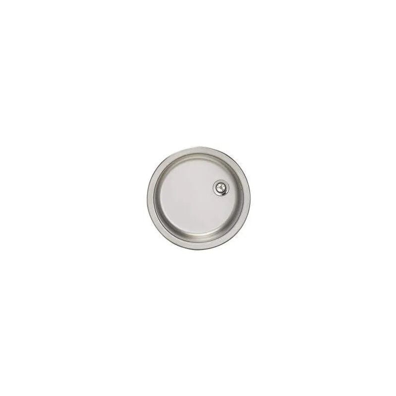 Moderna - Cuve inox ronde à encastrer diamètre 450 mm hauteur 150 mm.