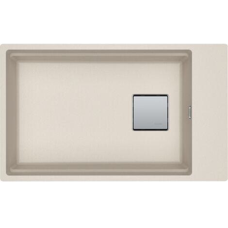 Cuve Kubus 2.0 Fragranit KNG 110-62 - Café crème - Bonde Automatique - 760 x 460 x 200mm - Franke