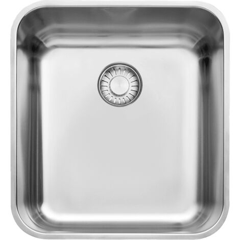 Cuve Largo LAX 110-36 inox - 385 x 415 x 175 mm - sous-meuble 45 cm - vidage automatique - Franke