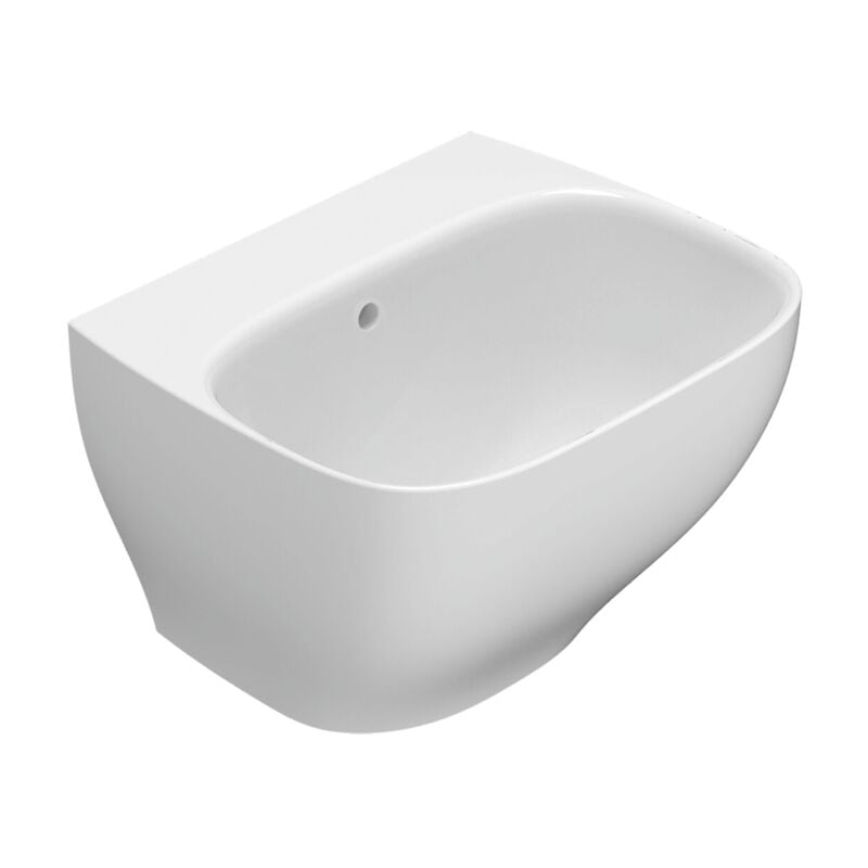 Ceramica Globo - Lavabo suspendu en céramique avec vasque 62x50 cm Globo Genesis GE061BI Blanc - Céramique