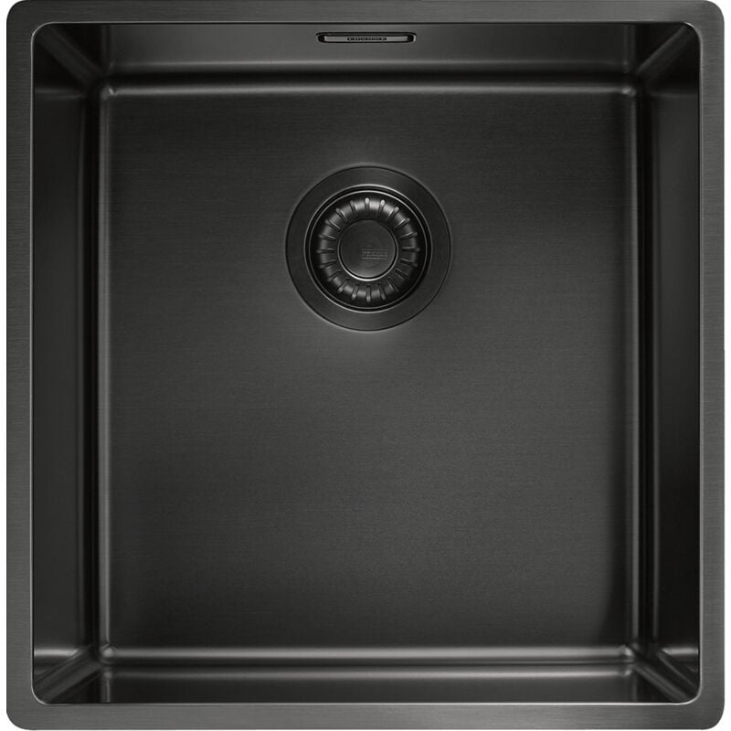 Cuve Mythos Masterpièce bxm 110-40 anthracite - 440 x 540 x 200 mm - sous-meuble 50 cm - vidage manuel Franke