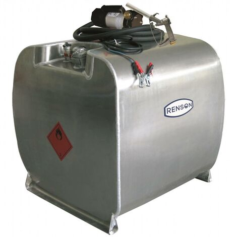 CUVE RAVITAILLEMENT ALU 450L CARREE POMPE 12V 40L/M RENSON