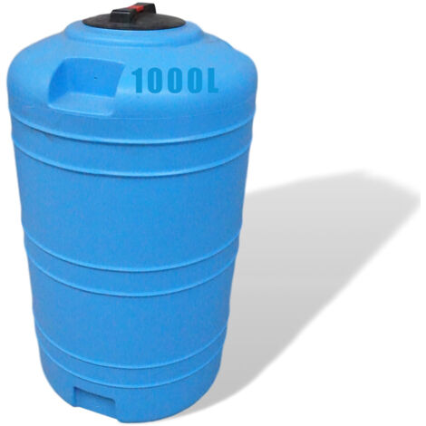 Cuve récupérateur eau de pluie 2000 litres - Réservoir aérien bleu