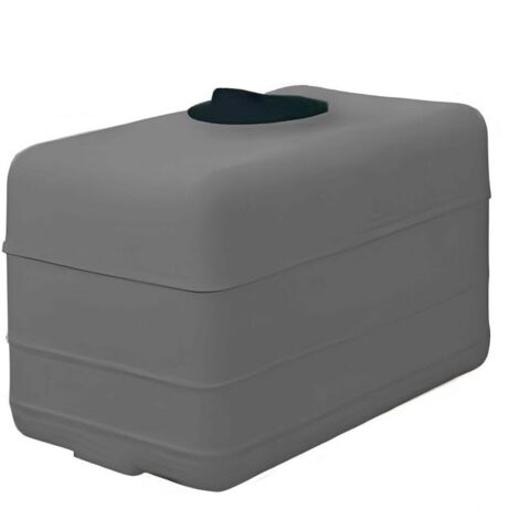 Cuve récupération eau de pluie 500L – Réservoir cubique gris en polyéthylène – Traitement anti-UV – Pour stockage hors sol – Elbi